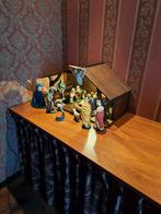 grote 21 delige kerstgroep met stal, Ophalen