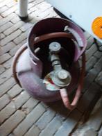 Rode gasfles met nog deels inhoud, Caravans en Kamperen, Caravan accessoires, Ophalen, Gebruikt