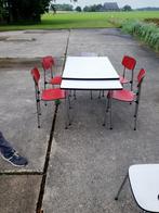 Jaren 50 formica eettafel plus stoelen, Ophalen