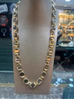 18Kt Goud - 58.5 Gr - PLATTE MAGNUM - Ketting, Ophalen, Nieuw, Goud, Goud
