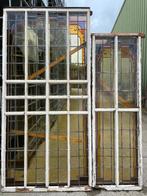 2 glas in lood ramen 212x102cm & 181x57cm., Ophalen