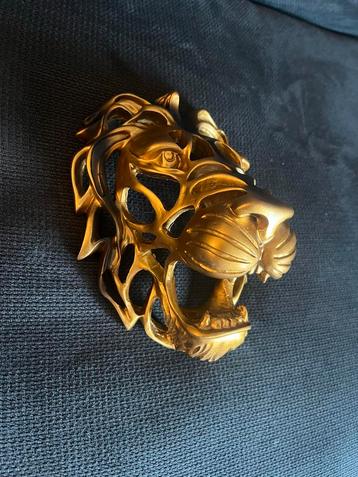 Gouden Leeuwenkop Wanddecoratie beschikbaar voor biedingen
