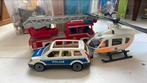 Playmobil set - brandweer - kazerne - ambulance en politie, Ophalen, Gebruikt, Los playmobil