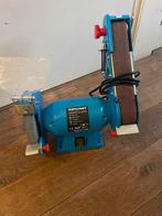 Topcraft Bandschuur- & Slijpmachine TBSG-240, Doe-het-zelf en Verbouw, Ophalen, Zo goed als nieuw, Minder dan 700 watt, Werkbankslijpmachine