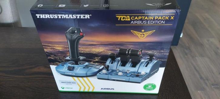 Thrustmaster Joystick TCA Captain Pack X Airbus Ed, Computers en Software, Joysticks, Zo goed als nieuw, Ophalen