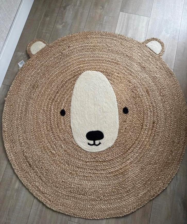 H&M Home vloerkleed Beer, Kinderen en Baby's, Kinderkamer | Inrichting en Decoratie, Zo goed als nieuw, Kleed of Kussen, Ophalen