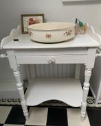 Wastafel met waskom, Huis en Inrichting, Tafels | Kaptafels, Ophalen of Verzenden, Zo goed als nieuw, 50 tot 100 cm, Minder dan 100 cm