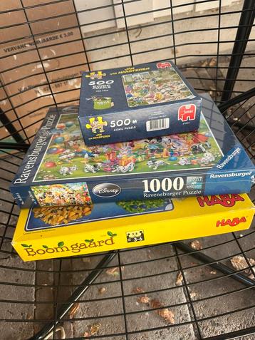Van Haasteren puzzel, Disney puzzel en boomgaard spel beschikbaar voor biedingen