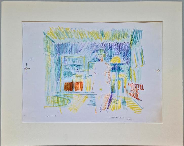 Jan Lucas van der Baan - Groninger Ploeg kleuren zeefdruk, Antiek en Kunst, Kunst | Litho's en Zeefdrukken, Ophalen of Verzenden