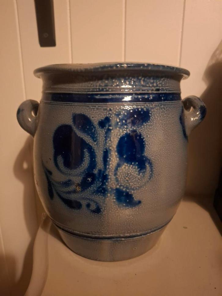 Keulse pot mostertpot aardewerk landelijk, Antiek en Kunst, Antiek | Keramiek en Aardewerk, Ophalen of Verzenden