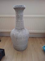 Hele grote vaas, grijs wit 80 er jaren, Ophalen, Zo goed als nieuw, Wit, Minder dan 50 cm