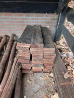 Brugdekdelen 14,5x5x97cm - 32 stuks, Tuin en Terras, Ophalen of Verzenden, Gebruikt, Hout