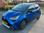 Toyota Aygo automaat 2019 Blauw, Leder, 19 km/l, 3 cilinders, Geïmporteerd