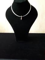 COLLIER met Plaatgoud op zilver, Ophalen of Verzenden, Met hanger