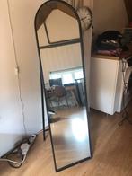 Passpiegel zwart metaal, Ophalen, Zo goed als nieuw, Rechthoekig, Minder dan 50 cm