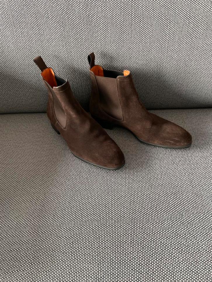 Suède schoenen maat 41 + Italiaans suède jack, Kleding | Heren, Schoenen, Nieuw, Overige typen, Bruin, Ophalen of Verzenden