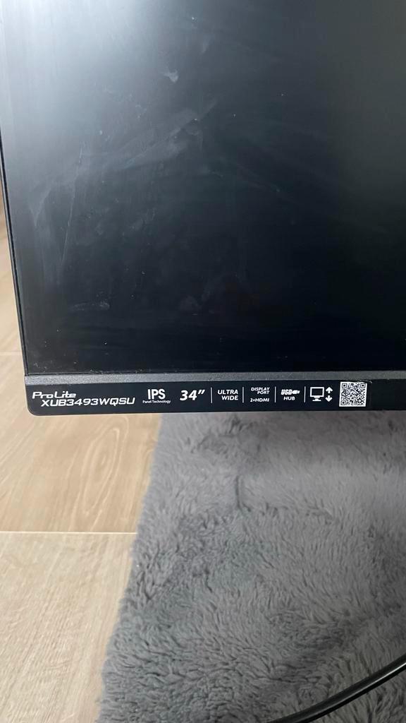 Iiyama ProLite XUB3493WQSU 34 inch Ultrawide Monitor, Computers en Software, Monitoren, Gebruikt, 61 t/m 100 Hz, HDMI, Gaming