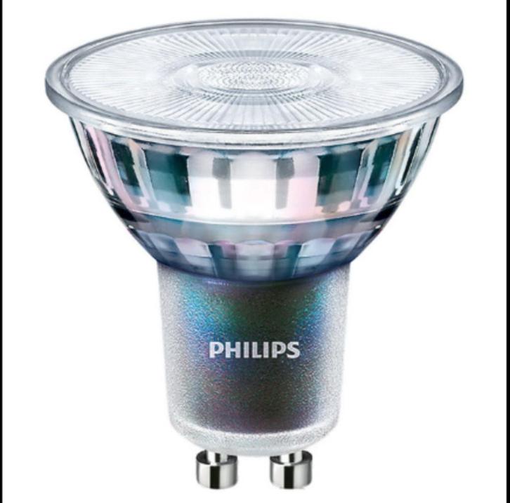 Philips LED-spot GU10 5W van 6 voor 3, Huis en Inrichting, Lampen | Spots, Nieuw, Plafondspot of Wandspot, Metaal of Aluminium