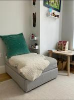 2x Ikea Vallentuna zetelbed lichtgrijs *zeer goede staat*, Ophalen, Zo goed als nieuw, Rechthoekig, 125 cm of meer