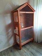Vogelkooi/volière, Dieren en Toebehoren, Vogels | Hokken en Kooien, Ophalen, Gebruikt, Hout, Volière