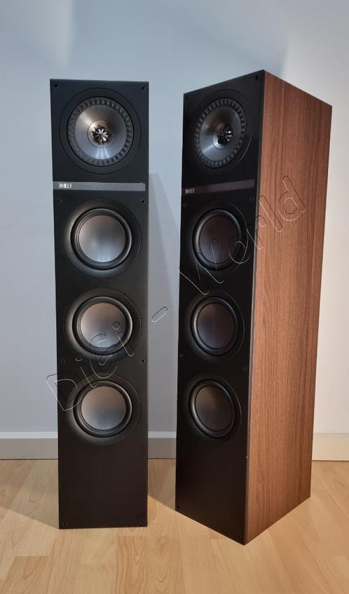 KEF Q500 in de prachtige kleur American Walnut, Audio, Tv en Foto, Luidsprekers, Zo goed als nieuw, Front, Rear of Stereo speakers