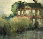 101. Olieverfschilderij, impressionistisch, 20e eeuw, Antiek en Kunst, Kunst | Schilderijen | Klassiek, Ophalen of Verzenden