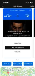 Ticket The Weeknd, Eén persoon, Juli