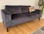 Erg mooie antraciet Velvet 2,5-zits Bank - Zo Goed Als Nieuw, Ophalen, 150 tot 200 cm, Driepersoons, 75 tot 100 cm