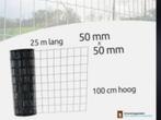 Zwart tuingaas Eurofence | Sterk tuingaas | 100cm hoogte, Ophalen of Verzenden, Nieuw, 20 meter of meer, Gaas