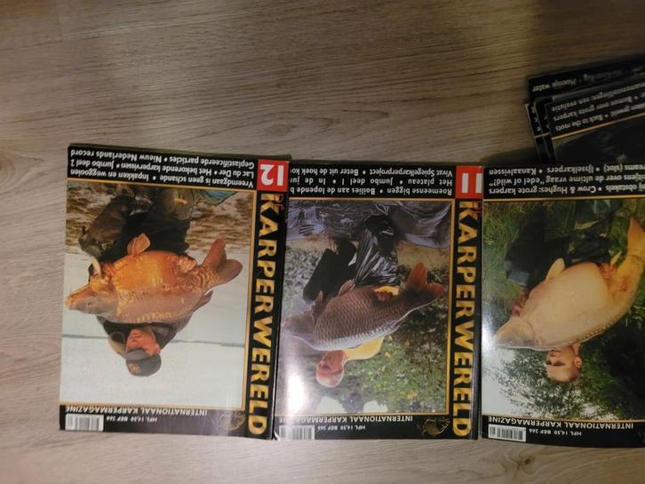 Karper Wereld Magazine Collectie, Boeken, Tijdschriften en Kranten, Gelezen, Sport en Vrije tijd, Ophalen of Verzenden