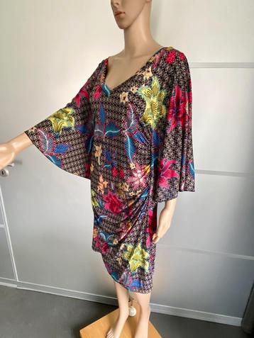 i498 mby M maat 40=M Ibiza-jurk jurkje blauw/geel/rood/zwart beschikbaar voor biedingen