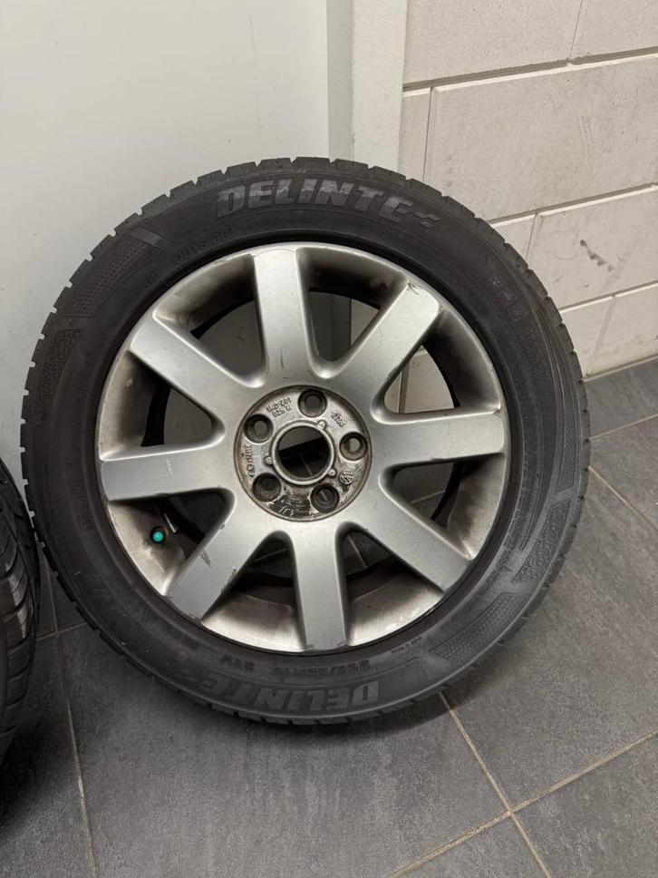 VW golf velgen met banden, Auto-onderdelen, Banden en Velgen, Band(en), Zomerbanden, 16 inch, 205 mm, Personenwagen, Gebruikt
