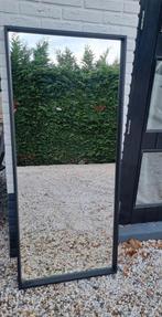 Grote zwarte (pas)spiegel, Ophalen, Gebruikt, 150 tot 200 cm, Rechthoekig
