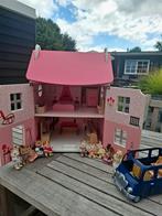 Janod - houten poppenhuis - incl Sylvanian Family, Ophalen, Gebruikt, Poppenhuis