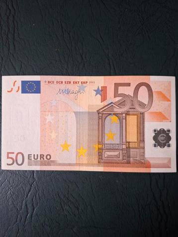 Bankbiljet 50 euro M. Draghi (R044H3) beschikbaar voor biedingen