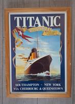 Ingelijste prent/poster van de Titanic, Ophalen of Verzenden, Zo goed als nieuw, Overige onderwerpen