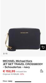 Michael Kors JET SET TRAVEL CROSSBODY - Schoudertas - navy, Sieraden, Tassen en Uiterlijk, Tassen | Damestassen, Ophalen of Verzenden
