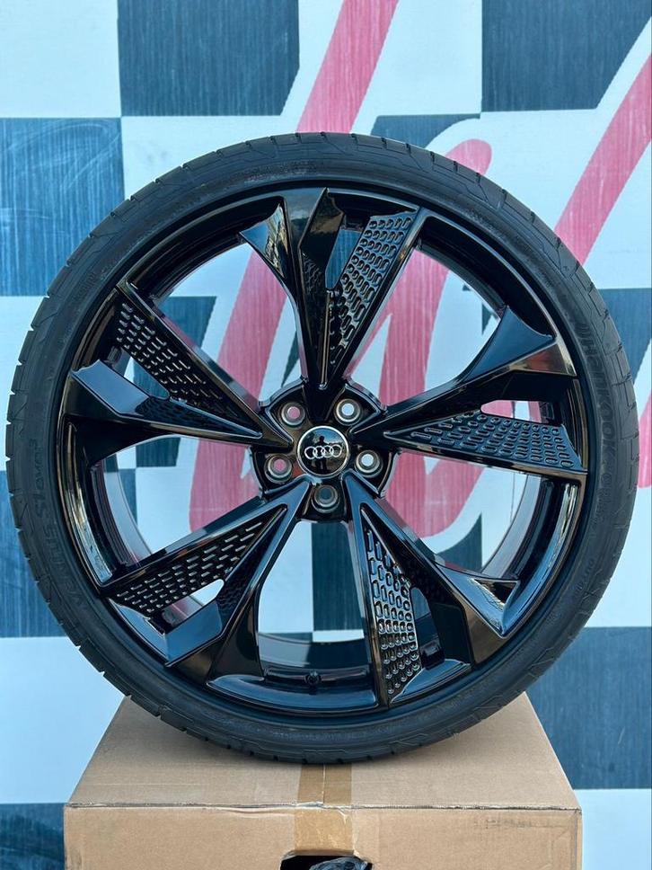 22 inch Audi A7 velgen RS7 RS6 5x112 + nieuwe Hankook banden, Auto-onderdelen, Banden en Velgen, Banden en Velgen, Zomerbanden