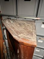 Hoekkast Aziatische stijl met geslepen glas deur., Ophalen of Verzenden