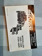 Instructieboek/handleiding Mercruiser 120R-140R-470R en 488R, Ophalen of Verzenden, Zo goed als nieuw, Motor en Techniek