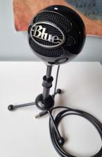 Blue snowball microfoon zwart, Studiomicrofoon, Gebruikt, Ophalen of Verzenden