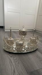 Marokkaanse bakhoor/wierook setje, Huis en Inrichting, Woonaccessoires | Dienbladen, Ophalen of Verzenden, Zo goed als nieuw, Hout