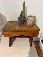 Vintage brocante krukje, Huis en Inrichting, Ophalen, Zo goed als nieuw, Hout