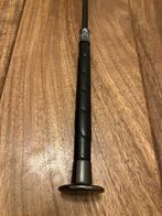 Zwarte rijzweep / dressuurzweep – 100 cm – elegant design, Ophalen, Zo goed als nieuw, Dressuur