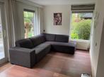 Bank bruin 280x215cm + kussens, Huis en Inrichting, Ophalen, Gebruikt, Stof