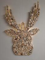 Landelijke wanddecoratie rendier kerst, Ophalen of Verzenden, Nieuw