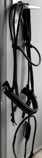 ZWART RONDGEDRAAID HOOFDSTEL, MAAT FULL, Dieren en Toebehoren, Paarden en Pony's | Hoofdstellen en Tuigage, Ophalen of Verzenden