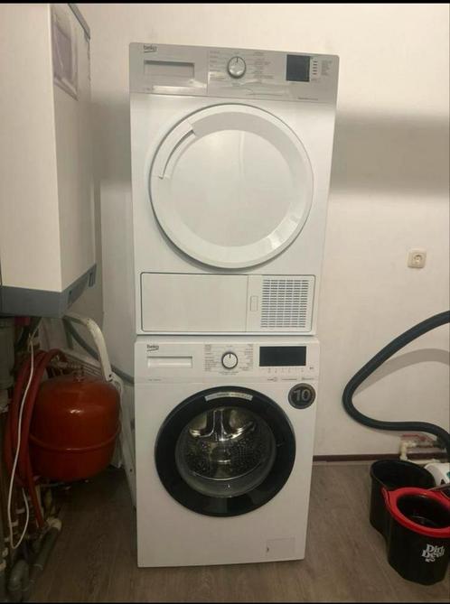 Beko wasmachine en droger, Witgoed en Apparatuur, Wasmachines, Gebruikt, 8 tot 10 kg, 1200 tot 1600 toeren, Energieklasse A of zuiniger