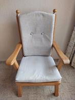 2 meubelfabriek Oisterwijk fauteuils stoelen eiken, Huis en Inrichting, Ophalen, Twee, Bruin, Zo goed als nieuw