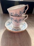 Vintage Colclough Bone China Theekopjes en Schotels, Ophalen